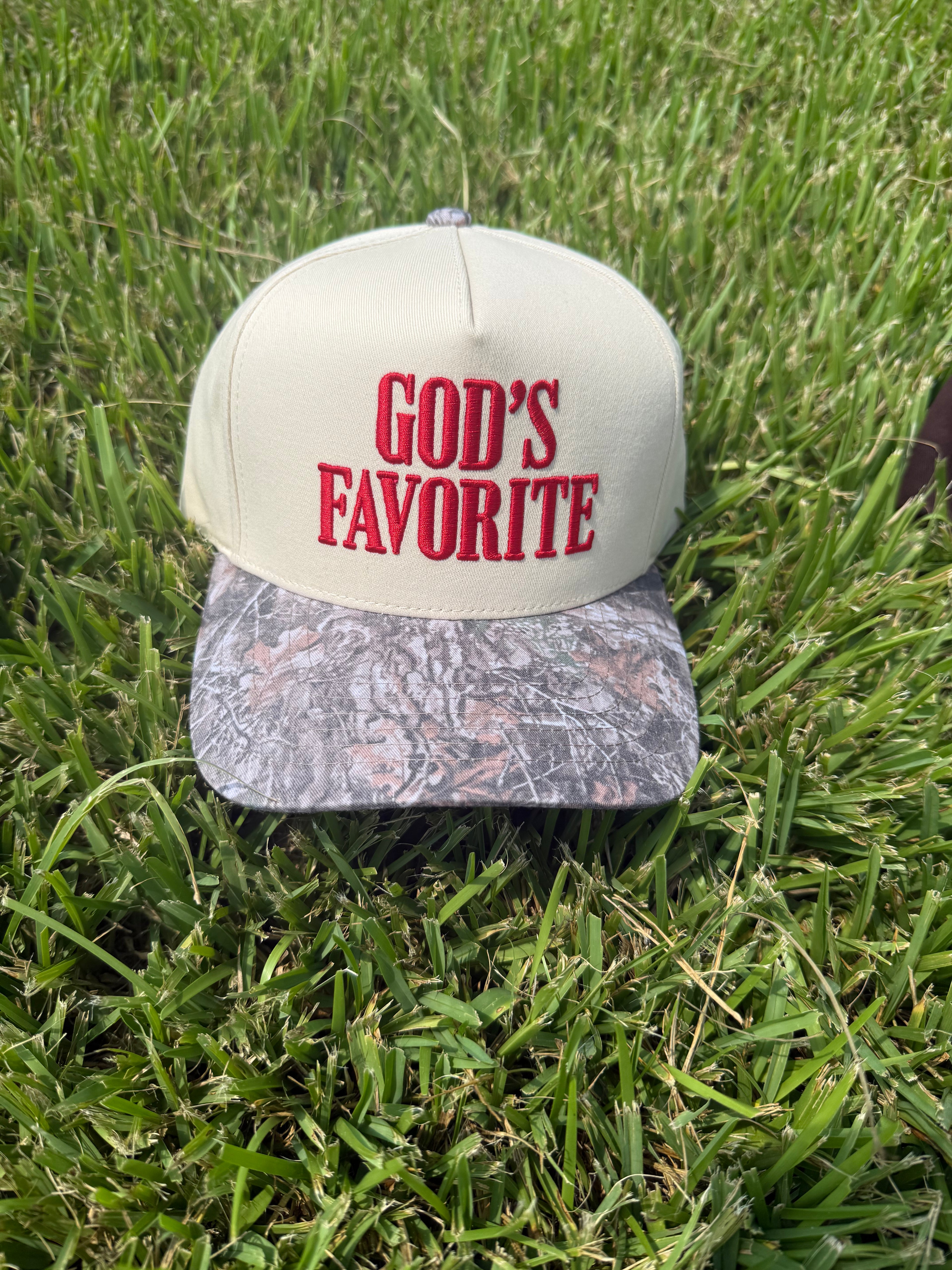 God's Favorite Camo Trucker Hat