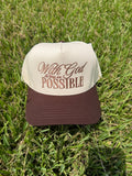 With God All Things Are Possible Trucker Hat